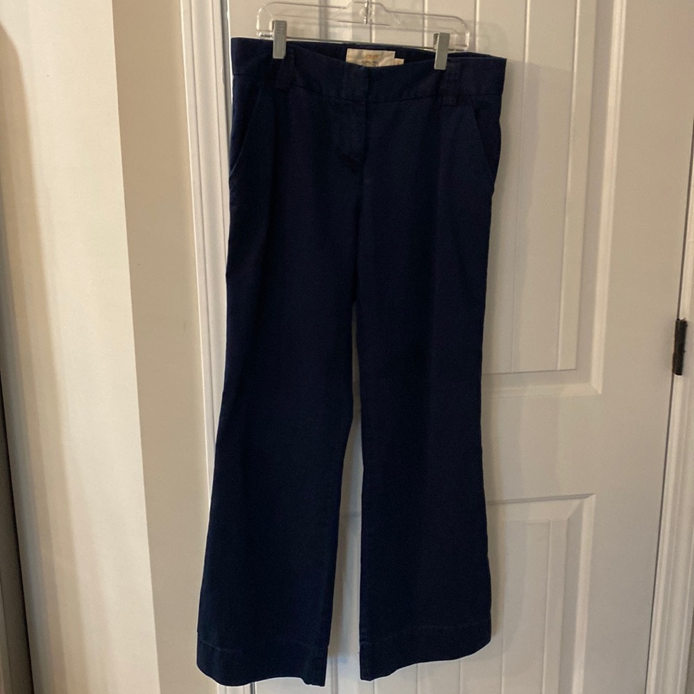 J. Crew Classic Twill Navy Blue Chino. Women’s Size 4S.